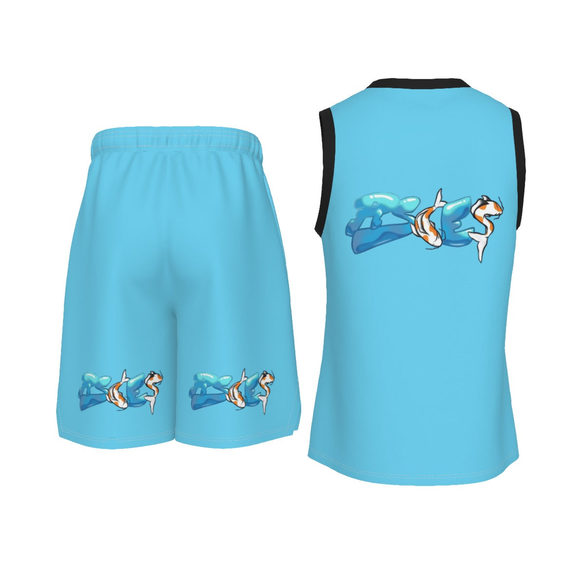 Men's V Neck Basketball Suit