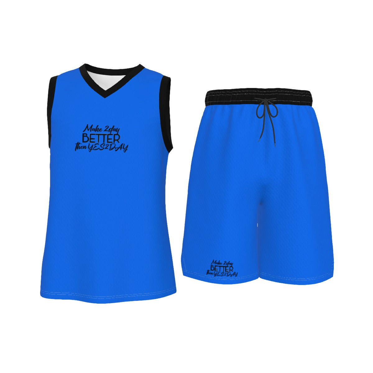 Men's V Neck Basketball Suit