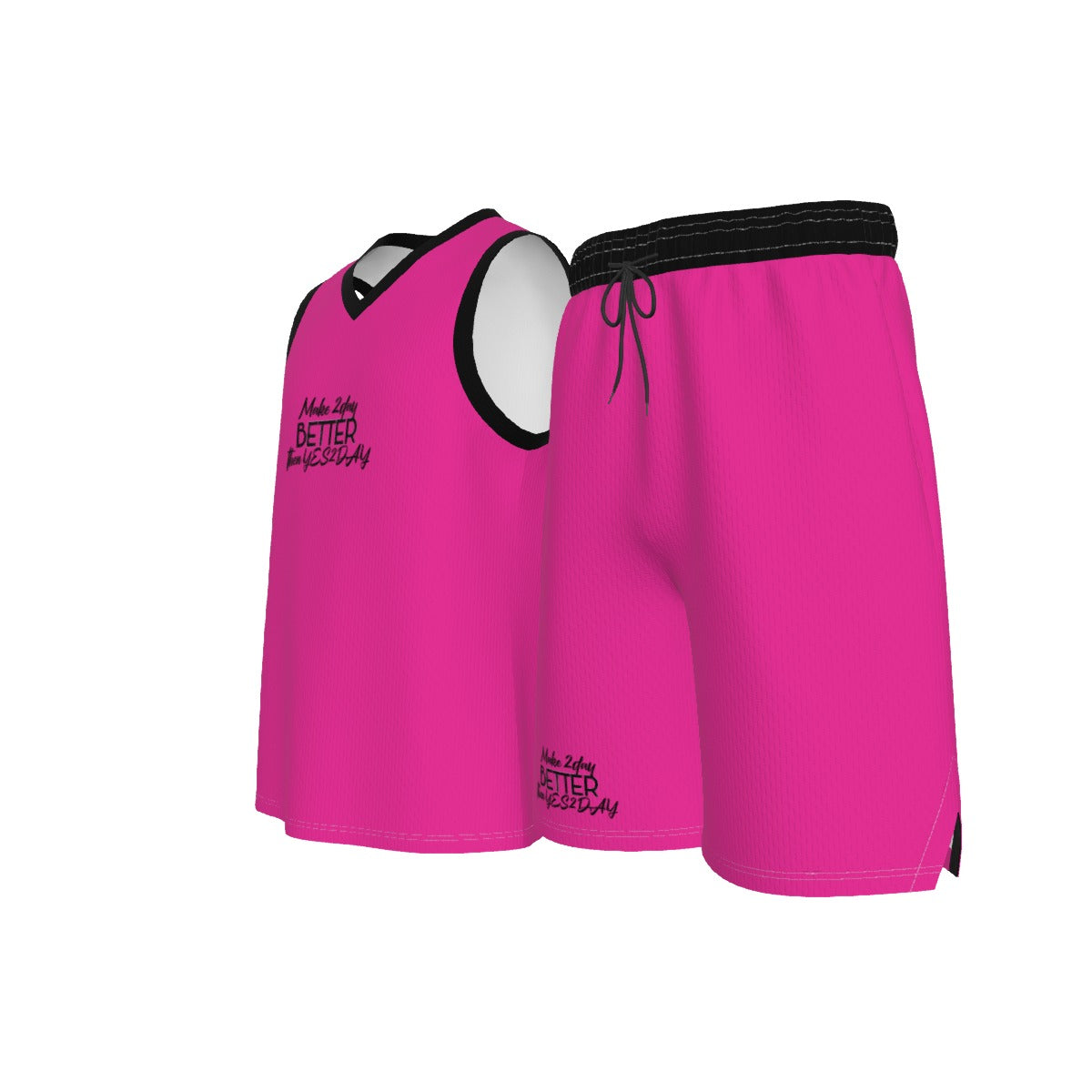 Men's V Neck Basketball Suit