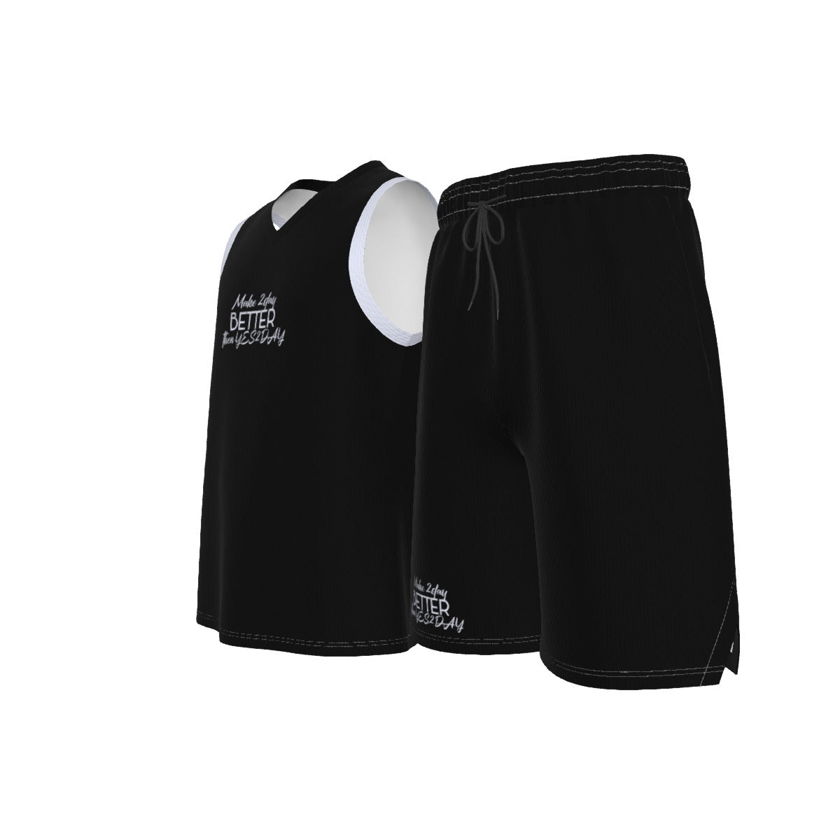 Men's V Neck Basketball Suit