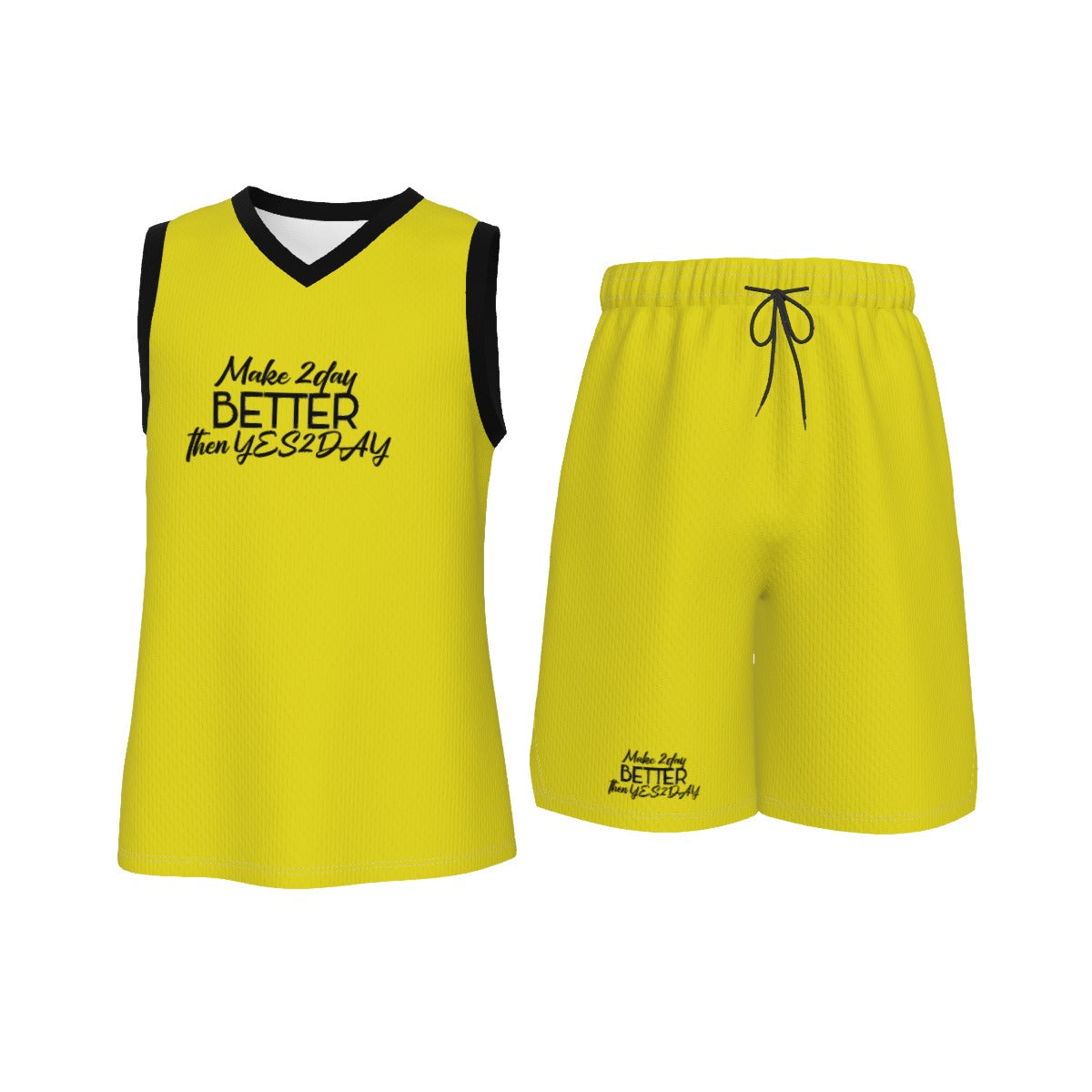 Men's V Neck Basketball Suit