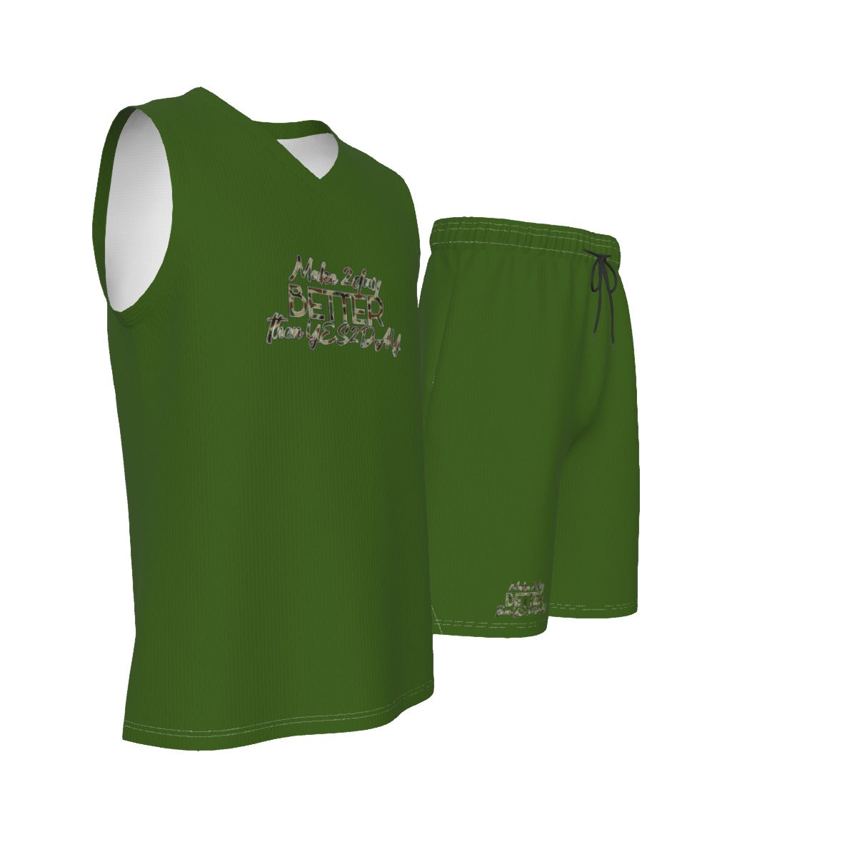 Men's V Neck Basketball Suit