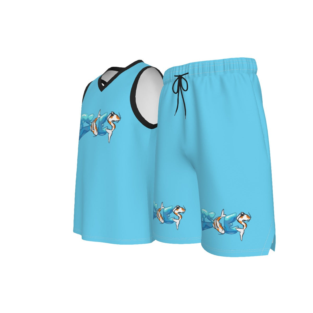 Men's V Neck Basketball Suit