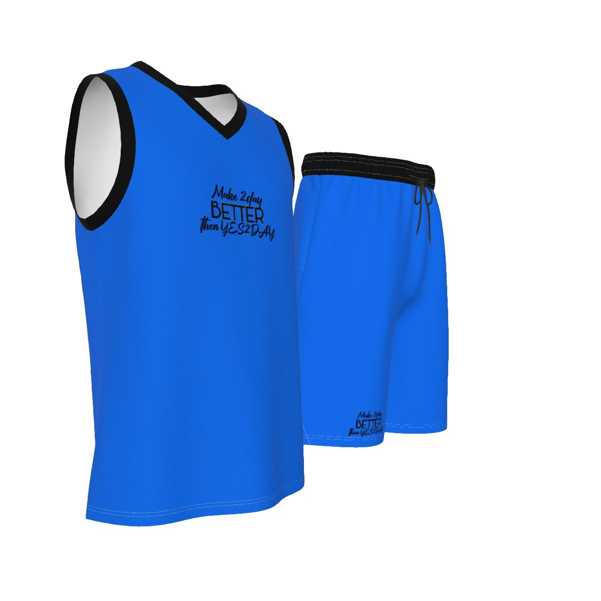 Men's V Neck Basketball Suit