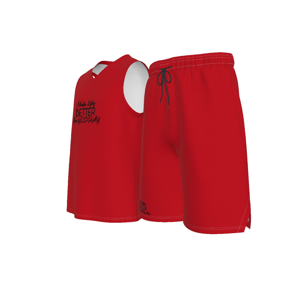 Men's V Neck Basketball Suit