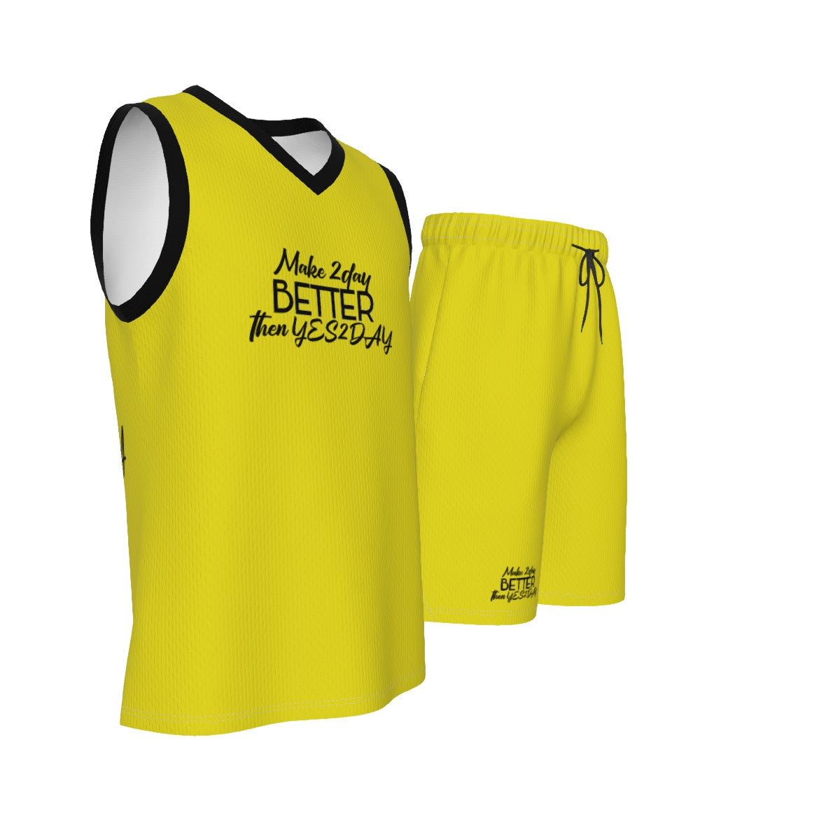 Men's V Neck Basketball Suit