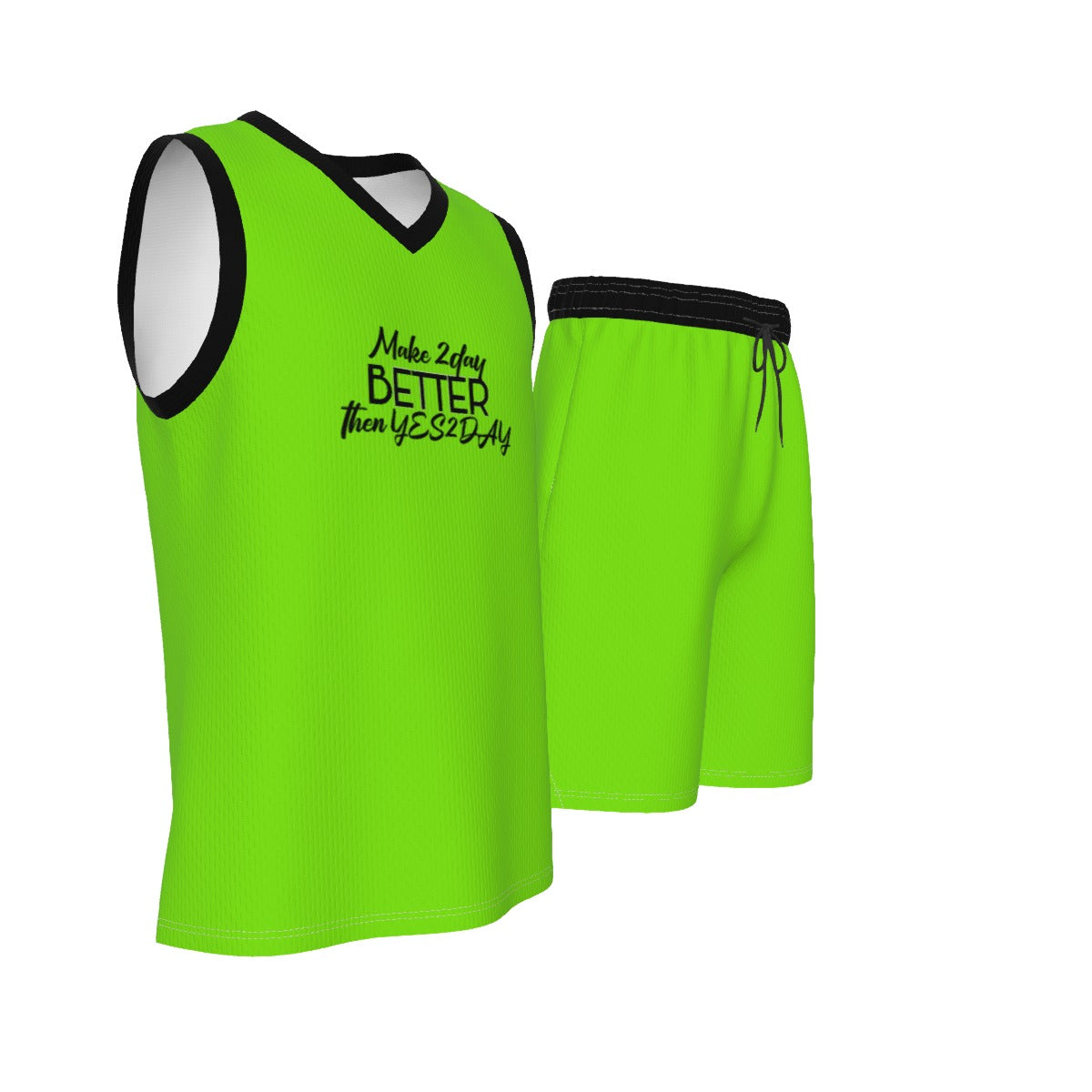 Men's V Neck Basketball Suit