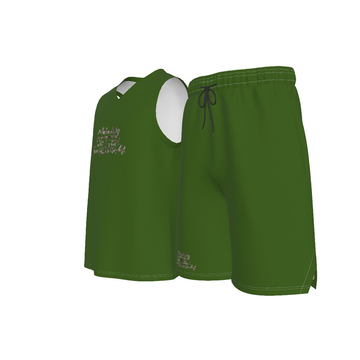 Men's V Neck Basketball Suit