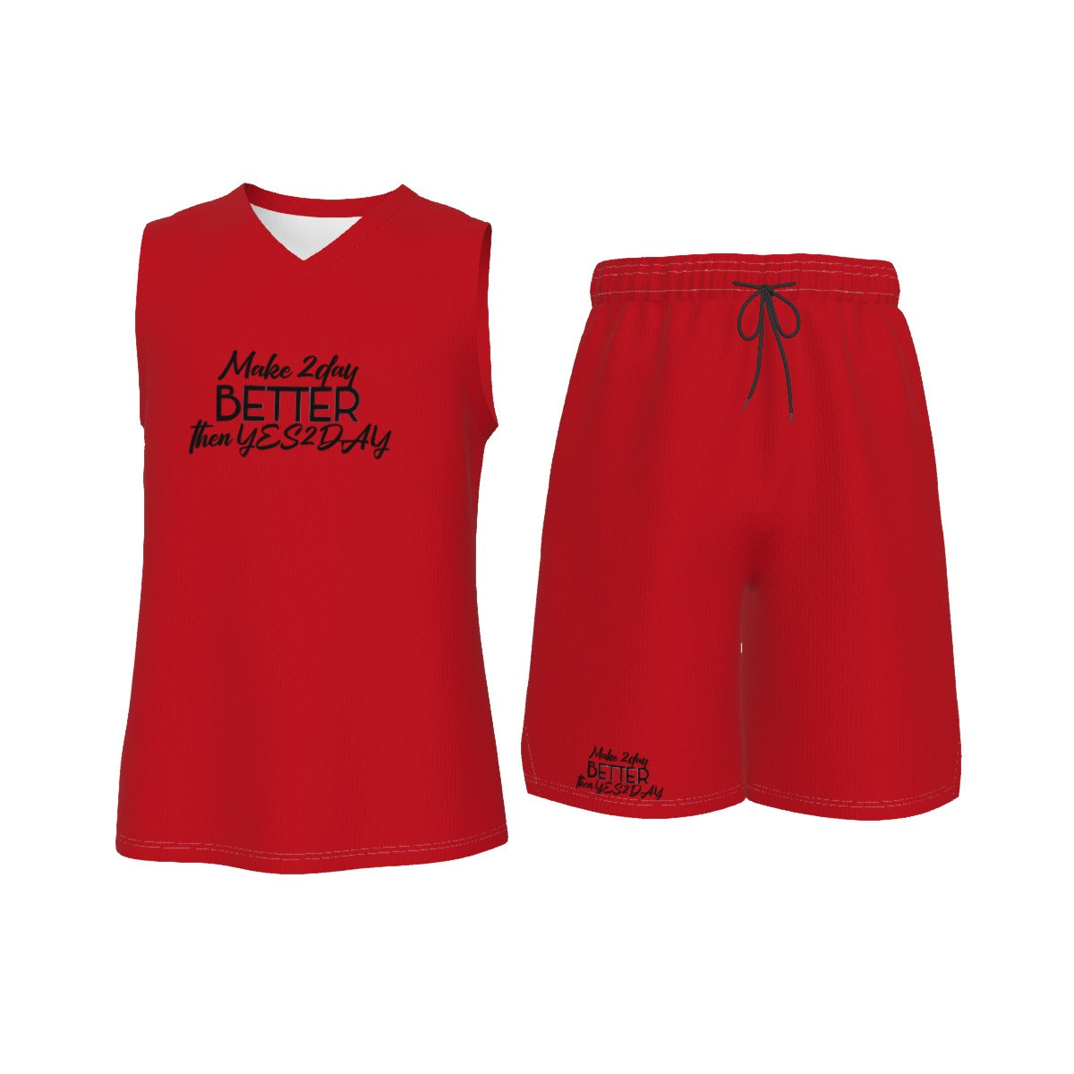 Men's V Neck Basketball Suit