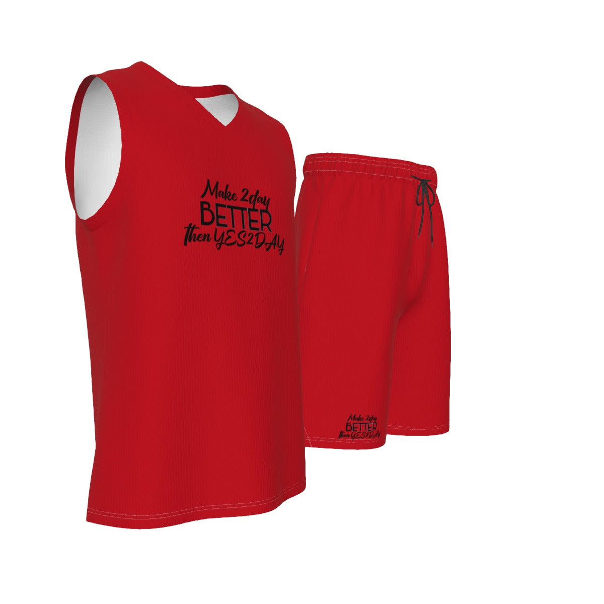 Men's V Neck Basketball Suit