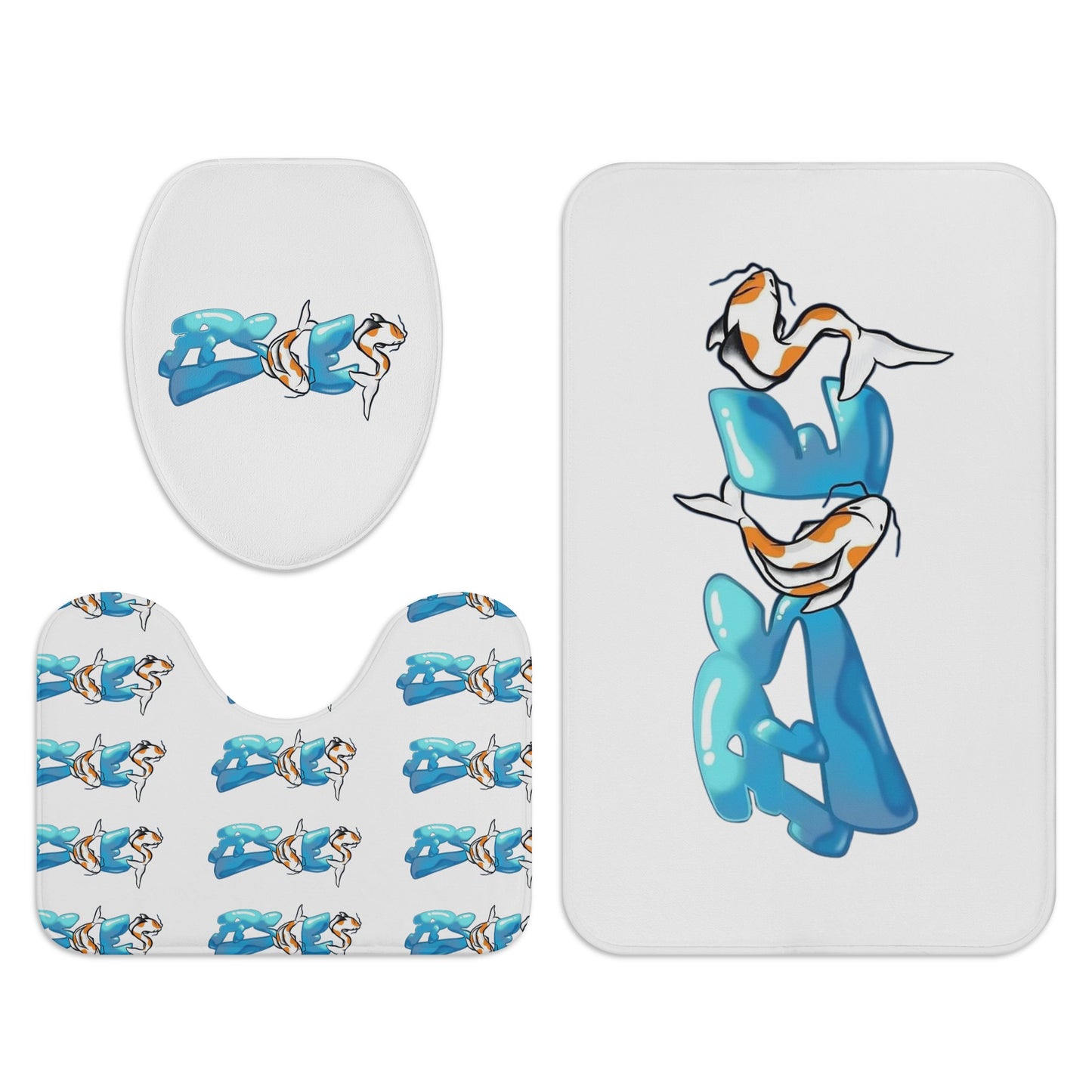 Bath Room Toilet Set Pisces