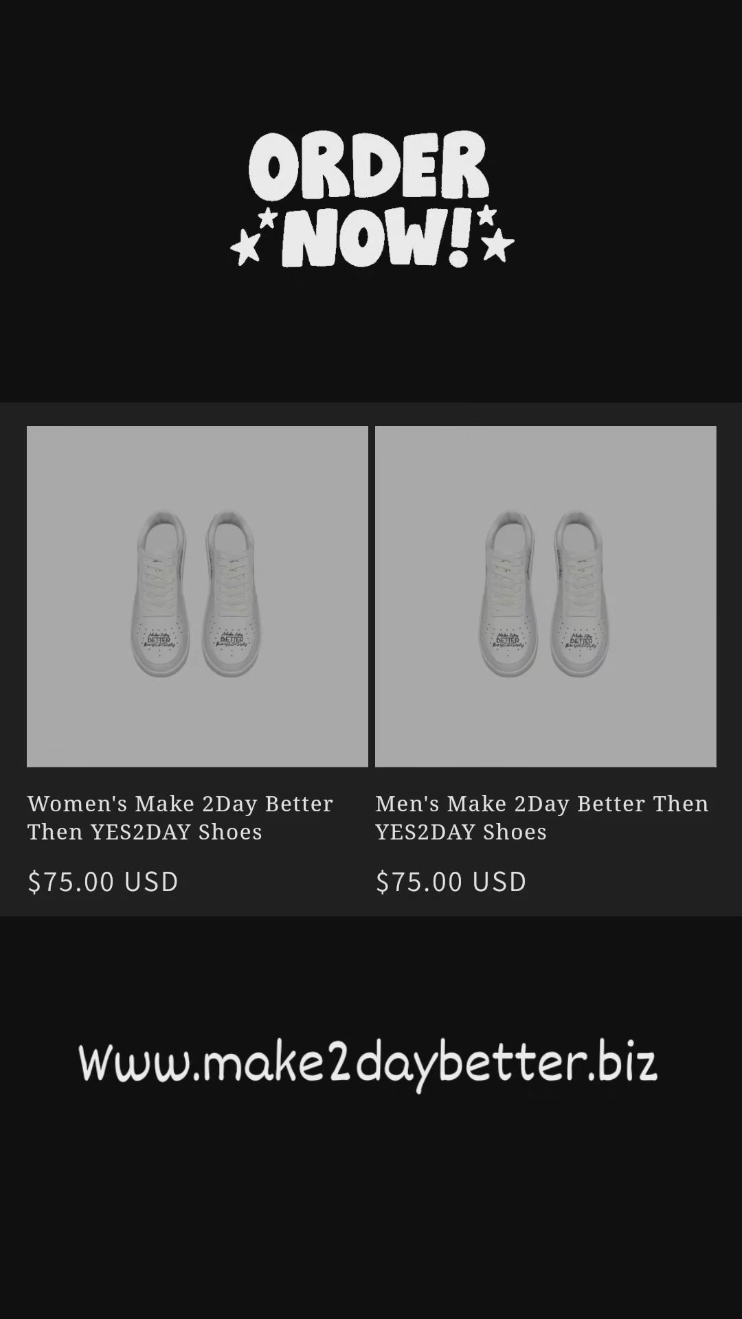 Men's Make 2Day Better Then YES2DAY Shoes