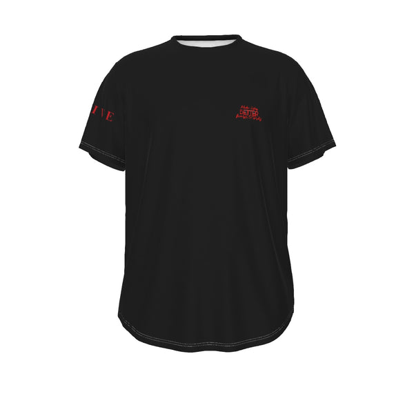 Men's Short Sleeve Rounded Hem T-shirt