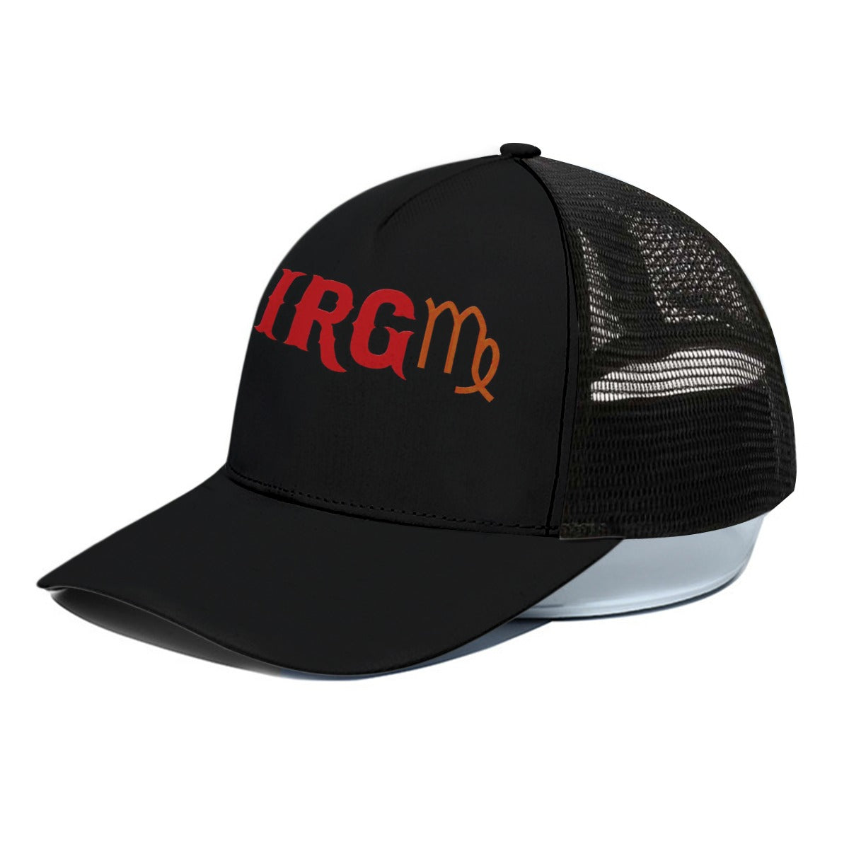 Unisex Virgo Trucker Hat With Black Half-mesh