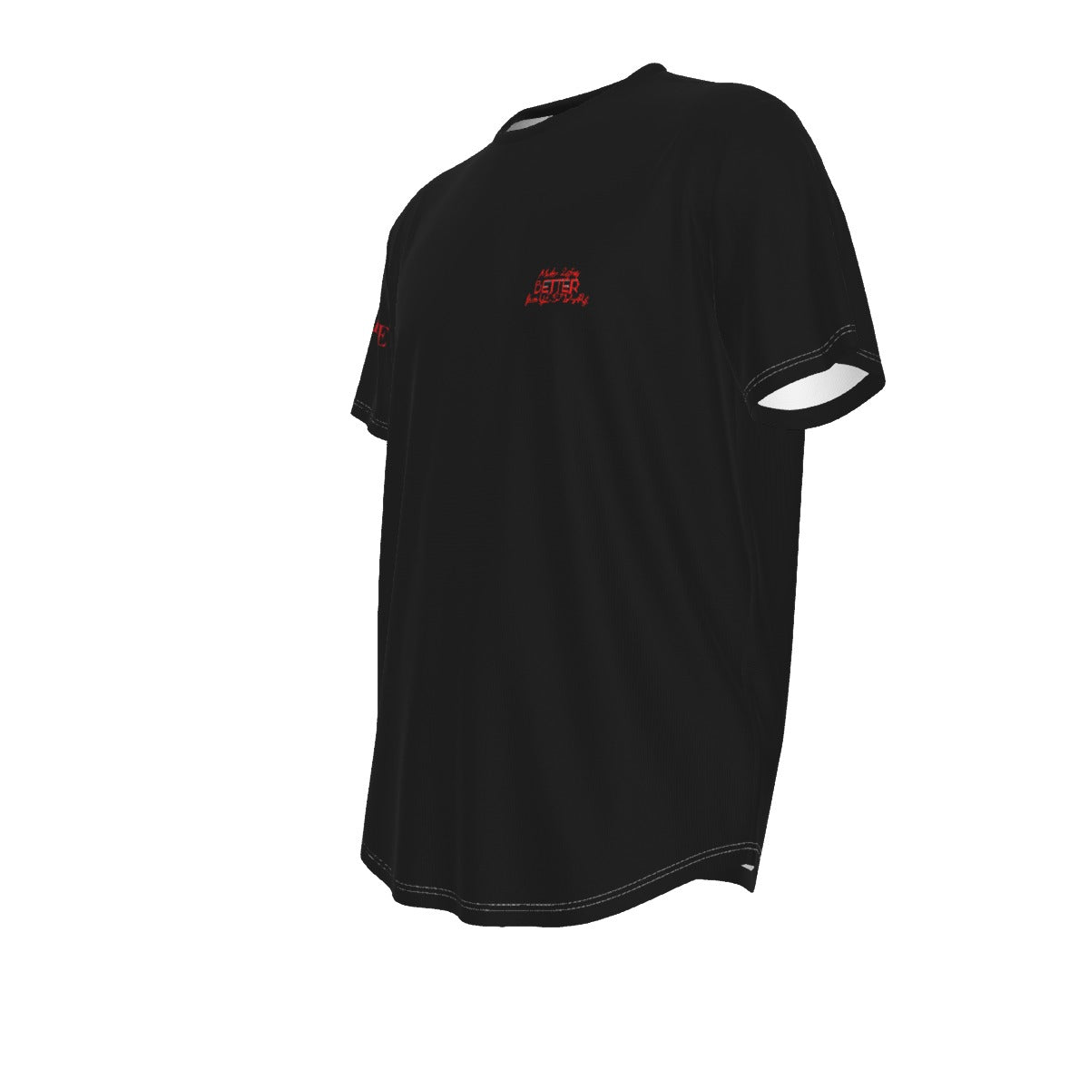 Men's Short Sleeve Rounded Hem T-shirt