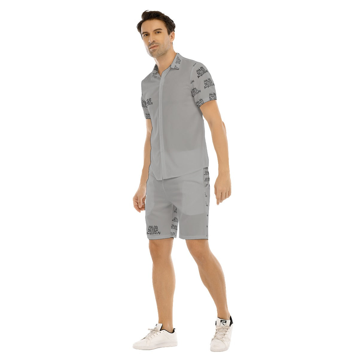 Men's Short Sleeve Shirt Set Make 2Day Better Then YES2DAY