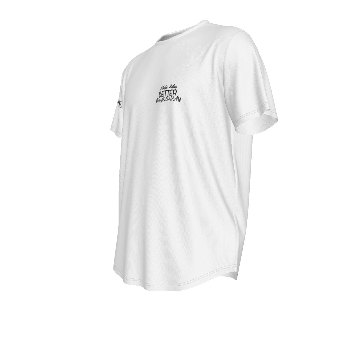 Men's Short Sleeve Rounded Hem T-shirt