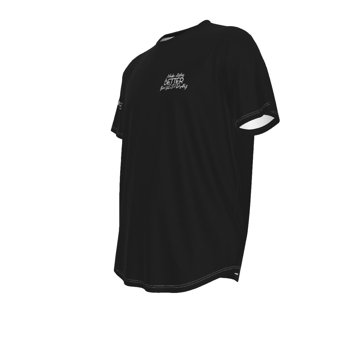 Men's Short Sleeve Rounded Hem T-shirt