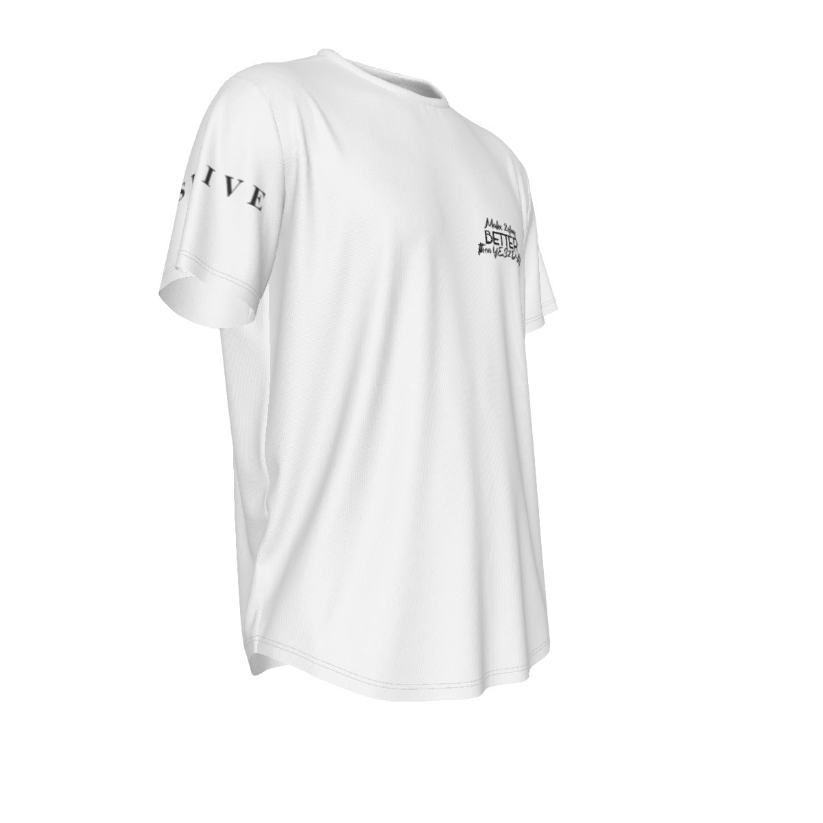 Men's Short Sleeve Rounded Hem T-shirt