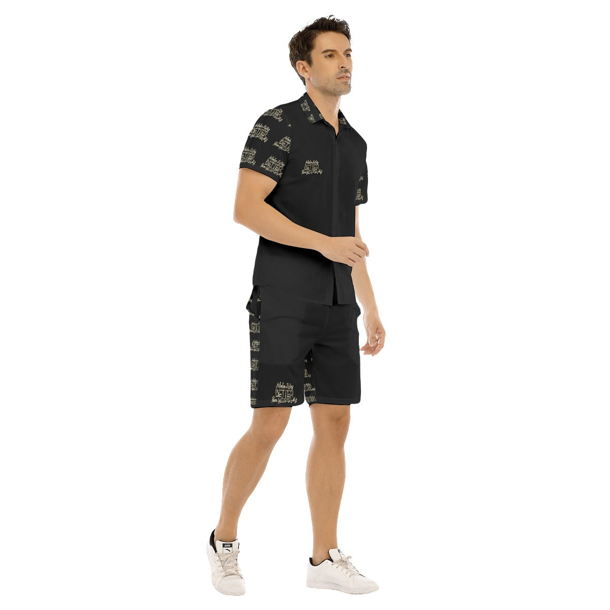 Men's Short Sleeve Shirt Set Make 2Day Better Then YES2DAY