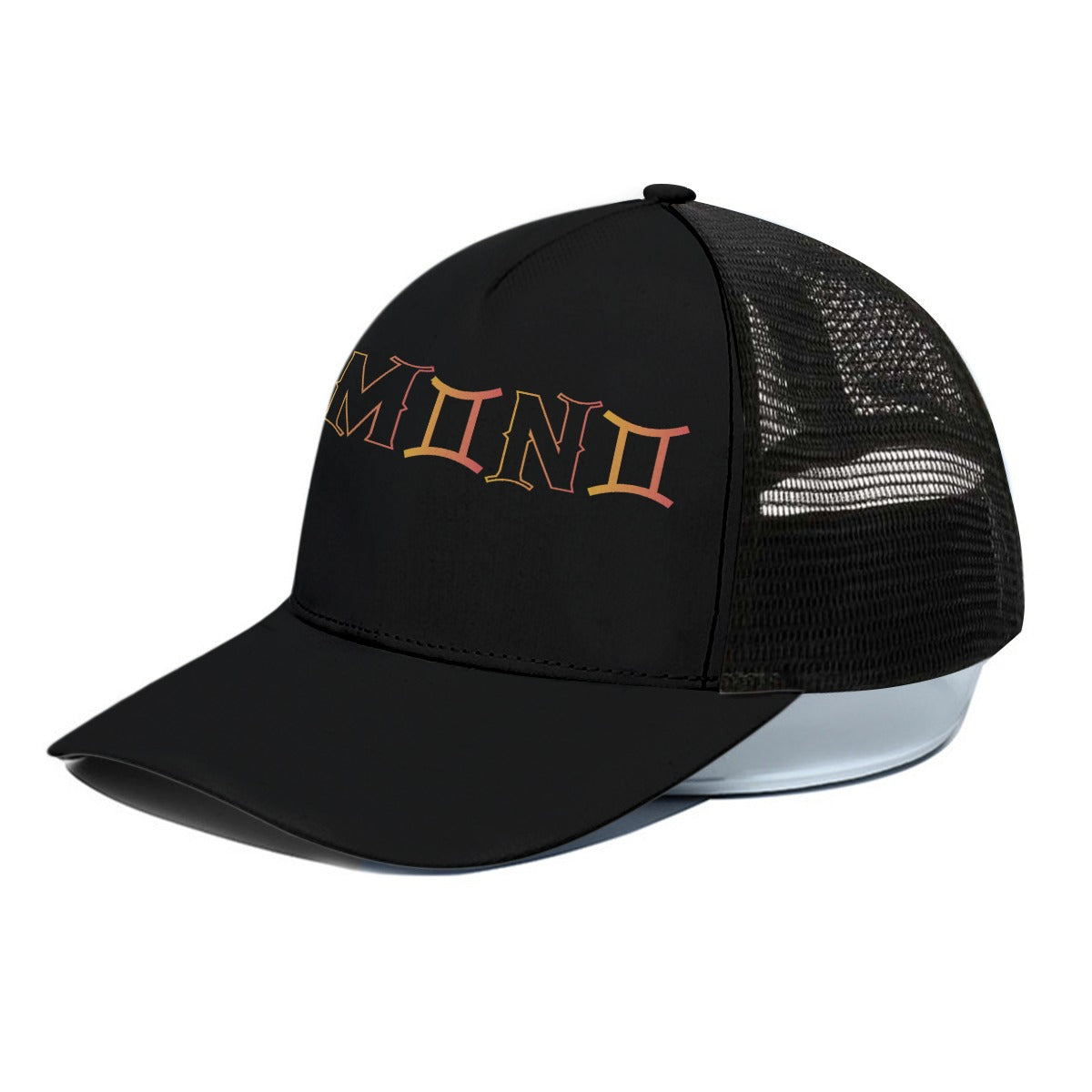 Unisex Gemini Trucker Hat With Black Half-mesh